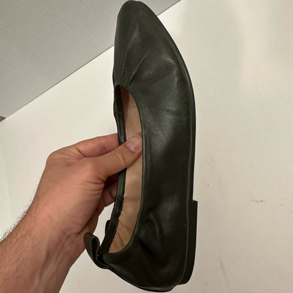 Cole Haan Soft Leather Ballet Flat in Dark Green Size 8.0 - Picture 5 of 12
